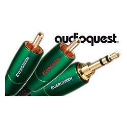 Przewód wtyk 3,5 mm str./2xRCA firmy Audioquest z serii Evergreen o długości 1m.