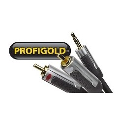 Profigold PROA3402 ­ przewód wtyk 3,5 mm str./2xRCA o długości 2m